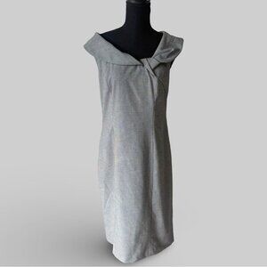 VERONIKA MAINE Checked Midi Shift Dress Made in Australia